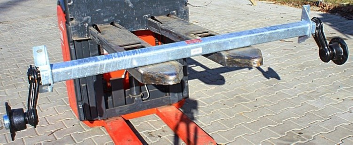 Ось без тормозов,750 КГ,1130 ММ